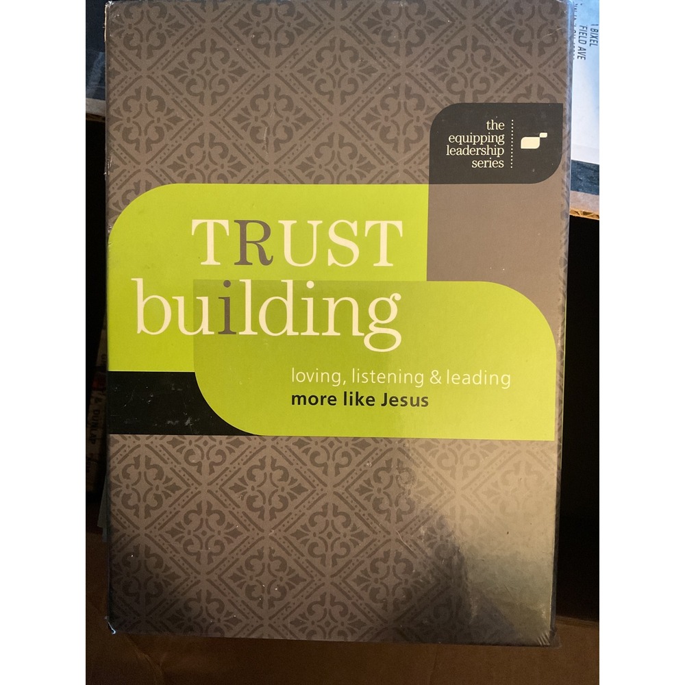 Trust Building Loving Listening Leading More Like Jesus DVD Leadership Kit New